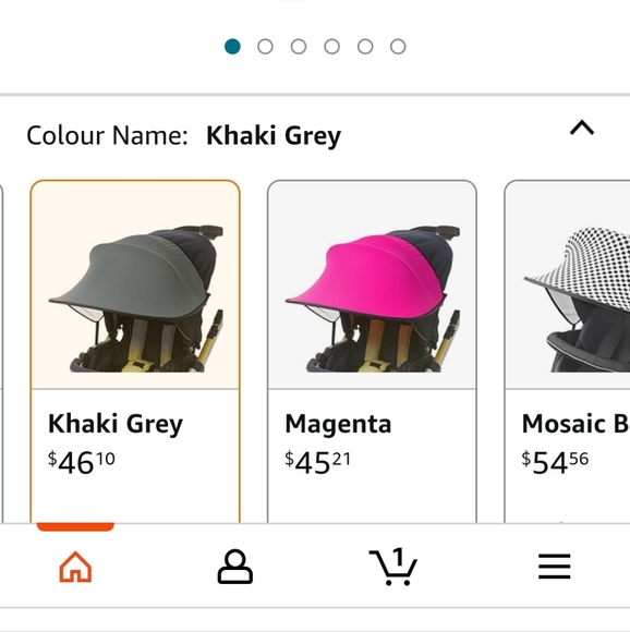 Manito sun shade extender for stroller and car seat - Picture 2 of 5